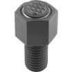 Threaded Grippers with Serrated Carbide Pad