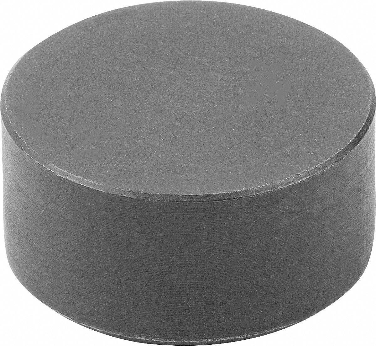 Rear-Mount Insert w/Flat Face: 10 mm Dia, M5, 10 mm Ht, Smooth