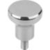 Hygienic USIT Pull Knobs with Threaded Stud