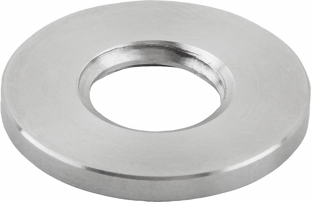 For Screw Size M10, Stainless Steel, Hygienic Flat Washer 802J66