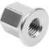 Hygienic USIT Standard Crown Cap Nuts with Flat Heads