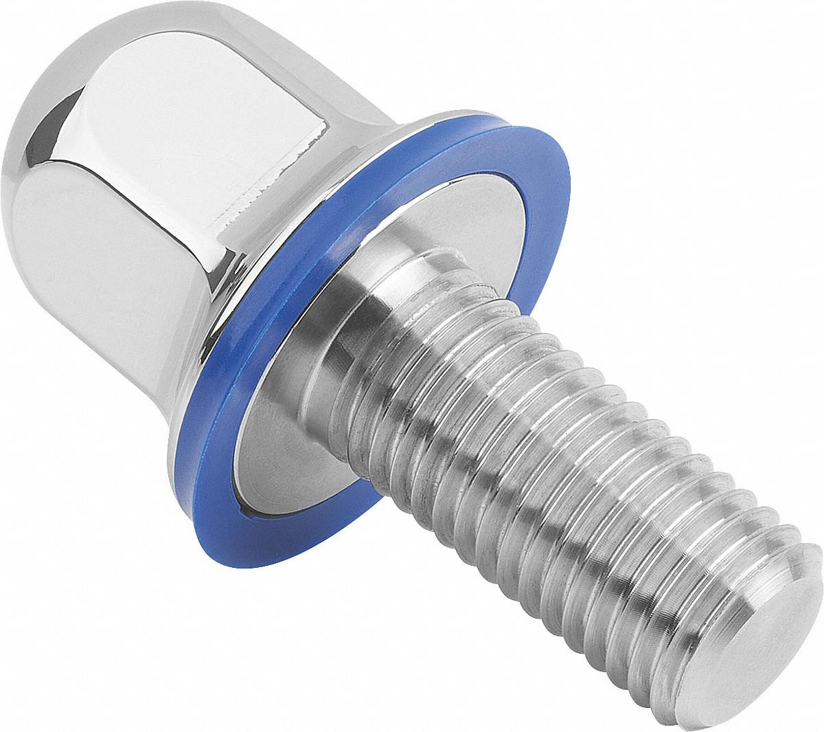 Stainless Steel, Fully Threaded, Hygienic Hex Head Bolt w