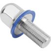 Crowned Hygienic Flanged Hex Head Bolts with Sealing Washer