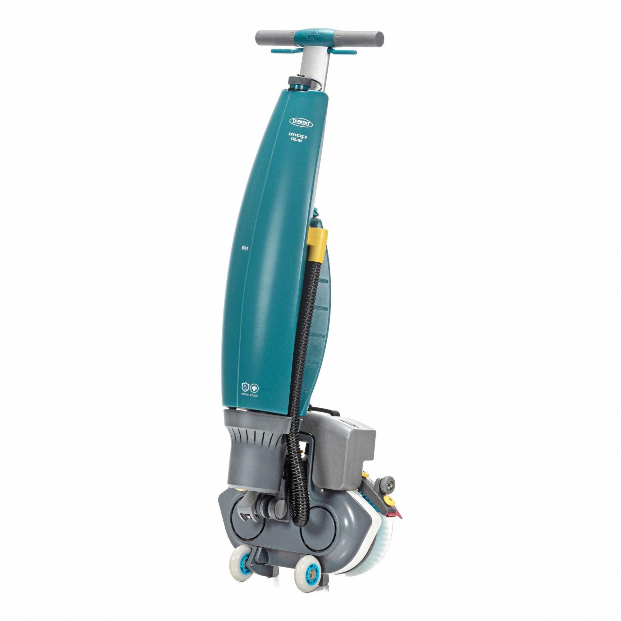 Floor Scrubber: Floor Scrubber, 14 1/8 in Machine Size, Disk Deck, 500 RPM Brush Speed - Max