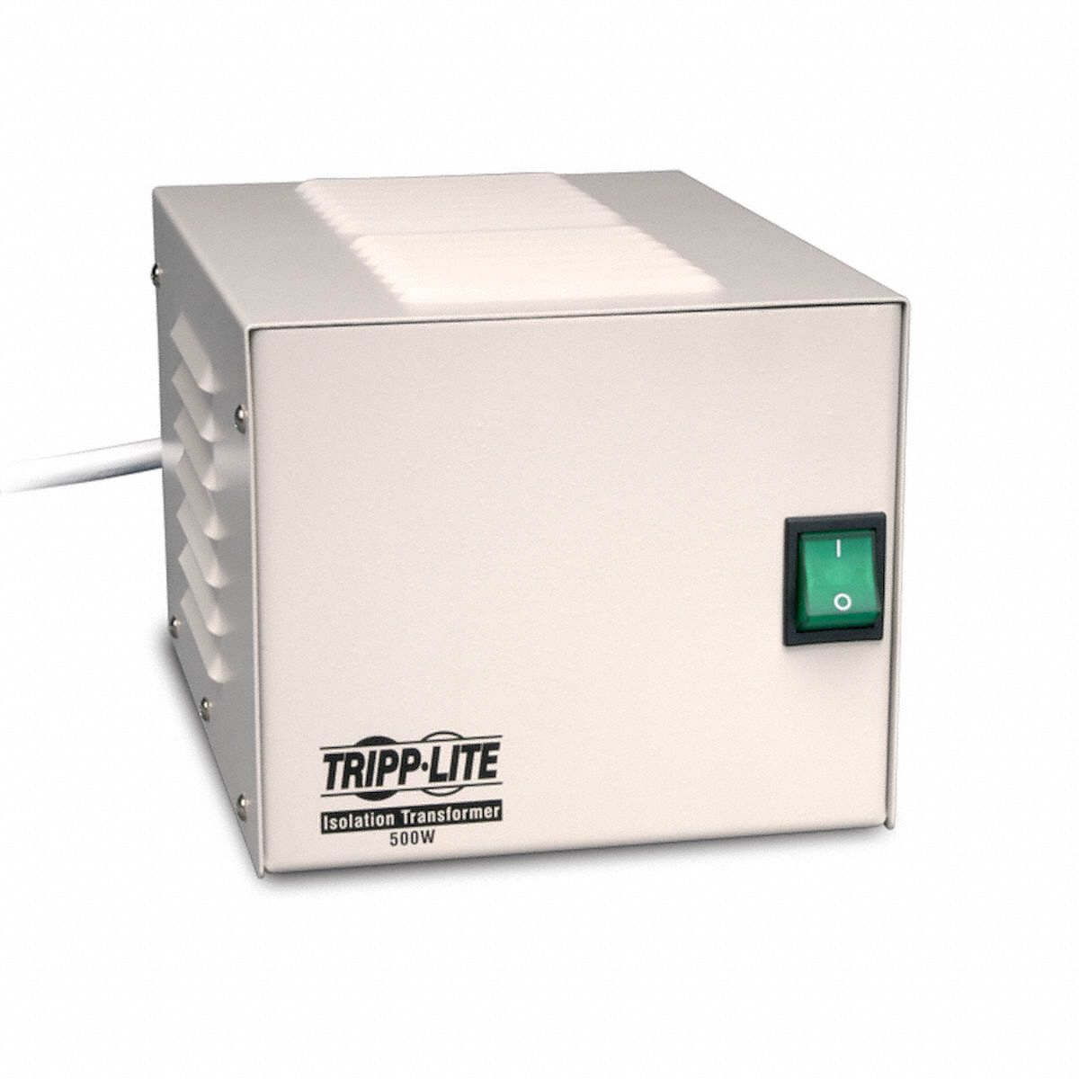 Isolation Transformer: 500 W Power Rating, 120V, 120V AC, 5-15P, 5-15R, 4 Outlets