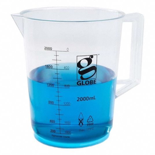 Low Form, Printed Graduation, Beaker - 409RY4|3656-2M - Grainger