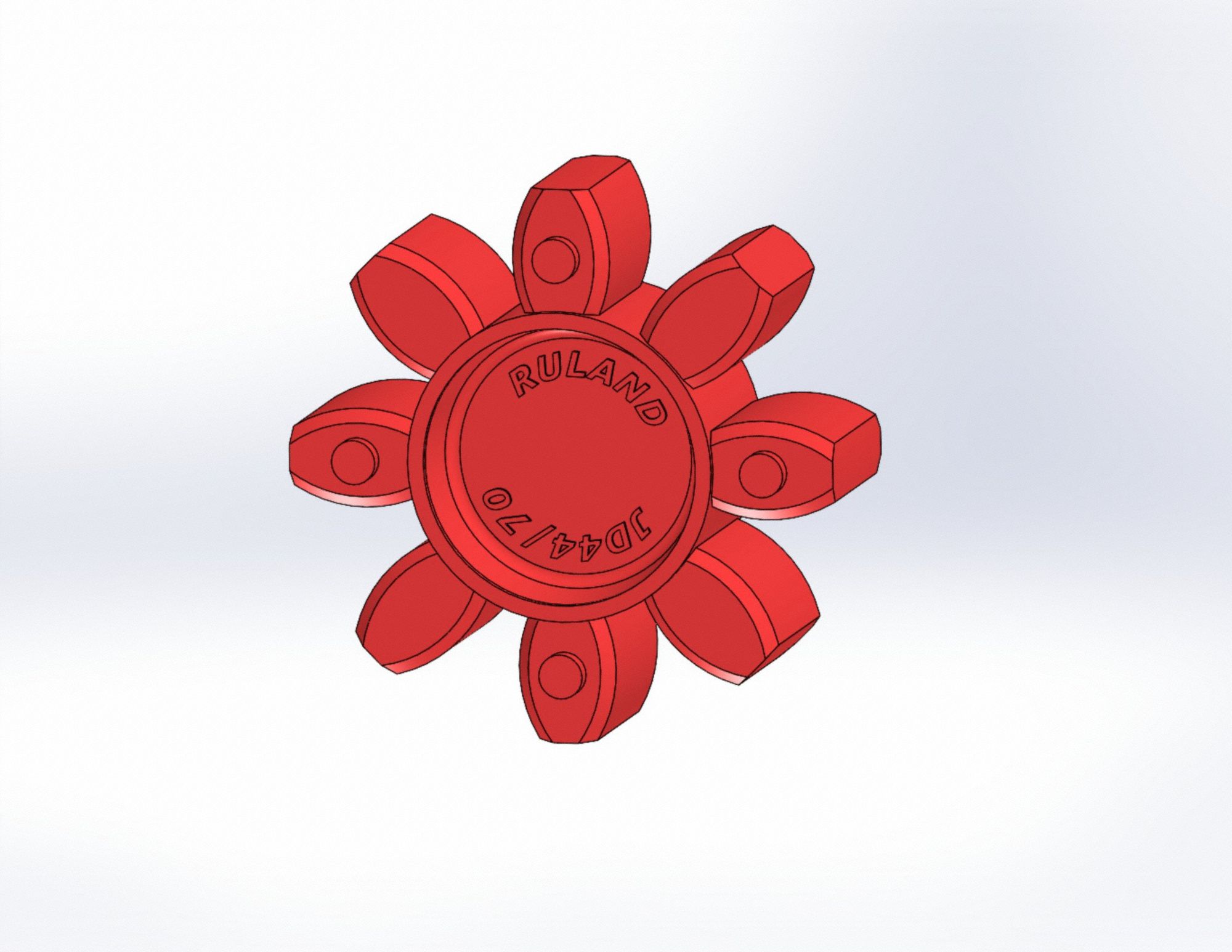 Jaw Coupling Spider: JC44/JCC44/MJC70/MJCC70 Coupling Size, Inch, 2.0944 hp