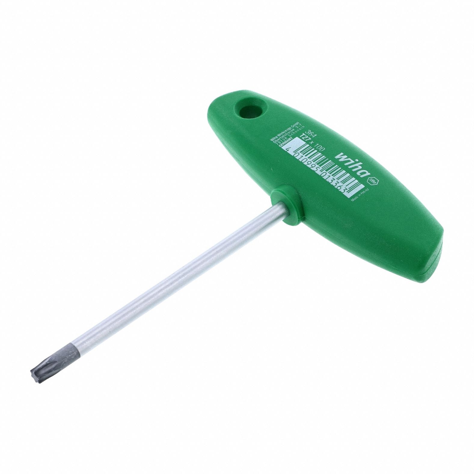 Torx and Torx Plus Keys: Torx, T27 Tip Size, Steel, T-Handle