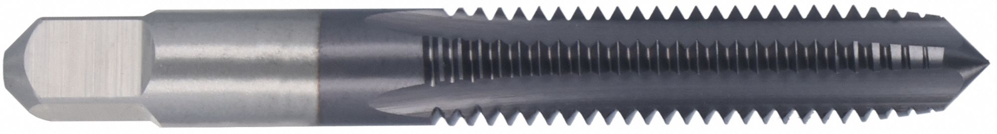 CHICAGO-LATROBE Straight Flute Tap: 1/4"-20 UNC, H3 / 2B, 4 Flute, Plug Chamfer (MPN 330048)