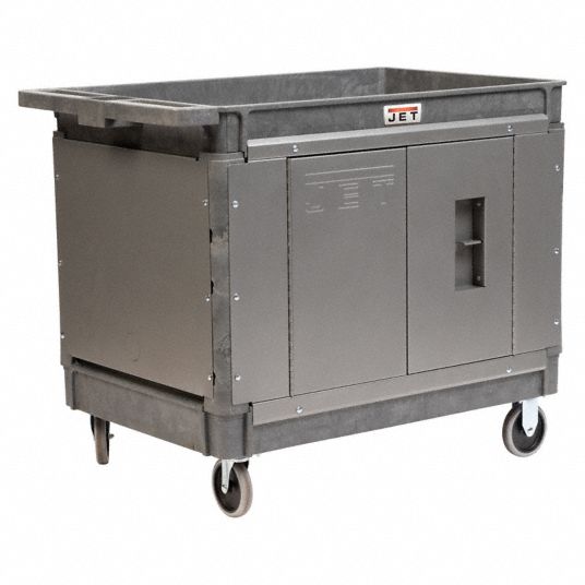 JET, 500 lb, 41 in L x 26 in W x 34 in H Overall Dim, Utility Cart ...