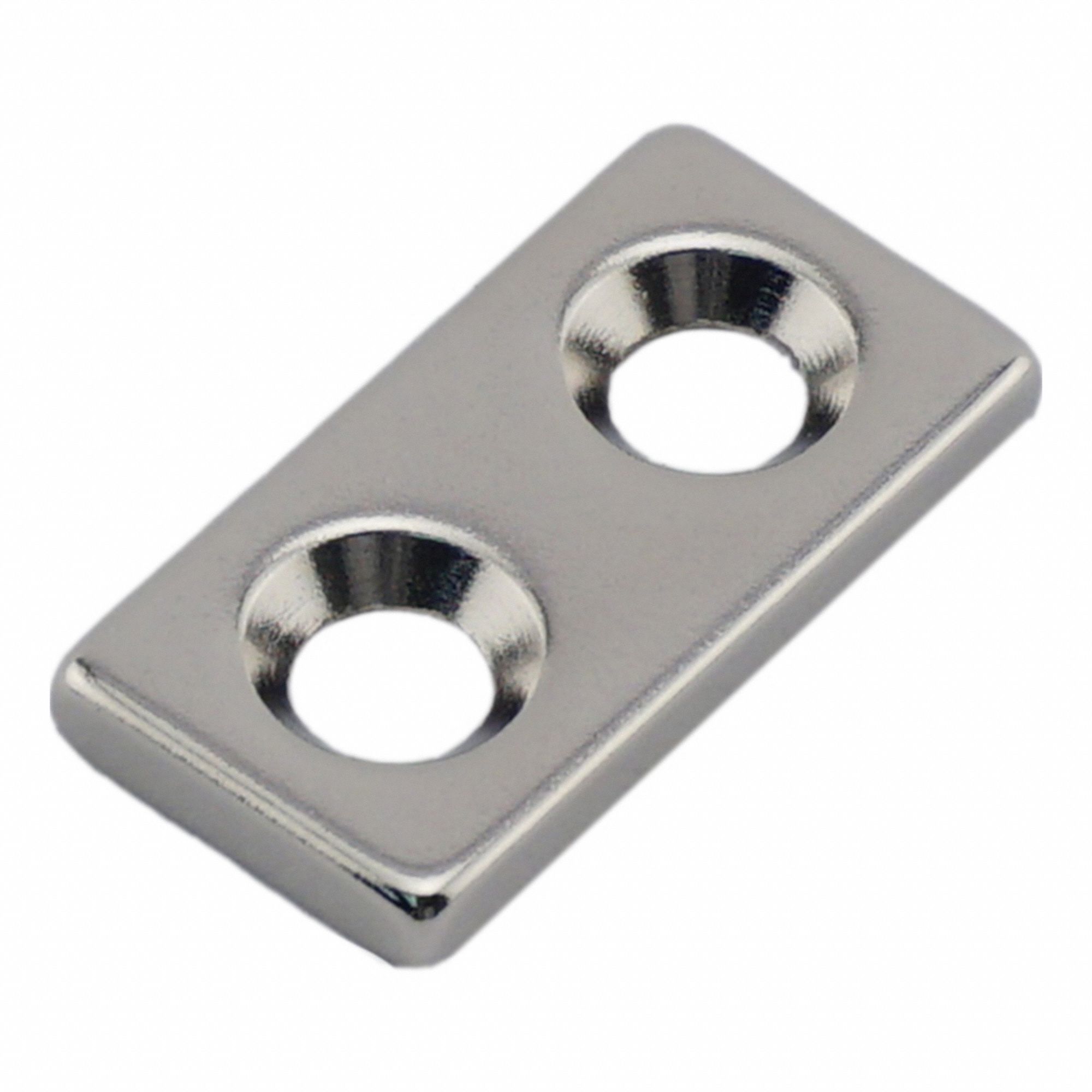 Rare Earth Magnet: Neodymium, 0.125 in Thick, 1/2 in Overall Wd, 1 in Overall Lg, 45