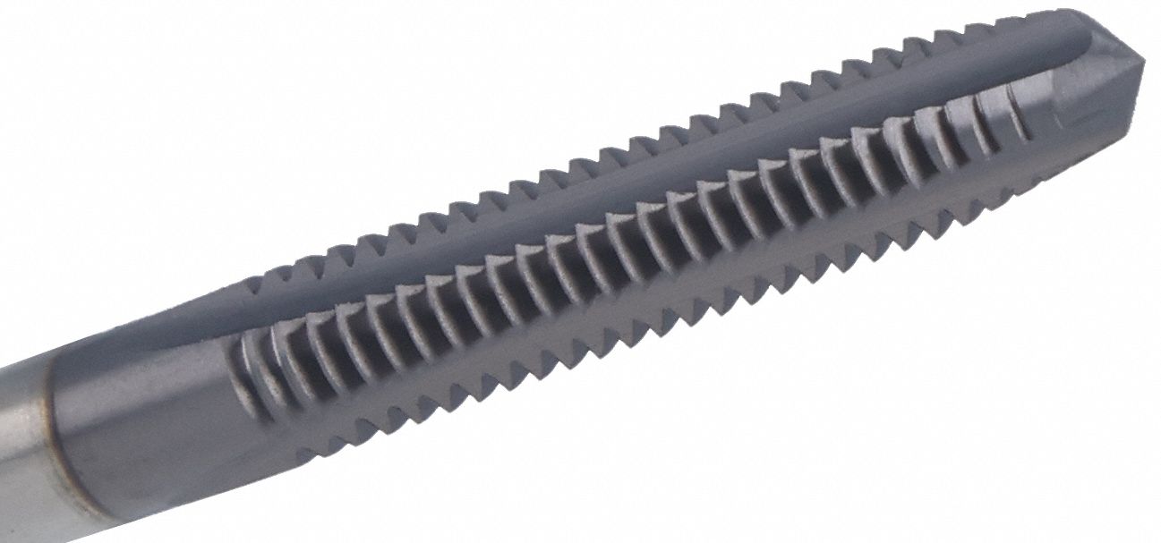 CLEVELAND Straight Flute Hand Tap: 1/4"-20 UNC, H3 / 2B, 3 Flute, Plug Chamfer (MPN C83893)