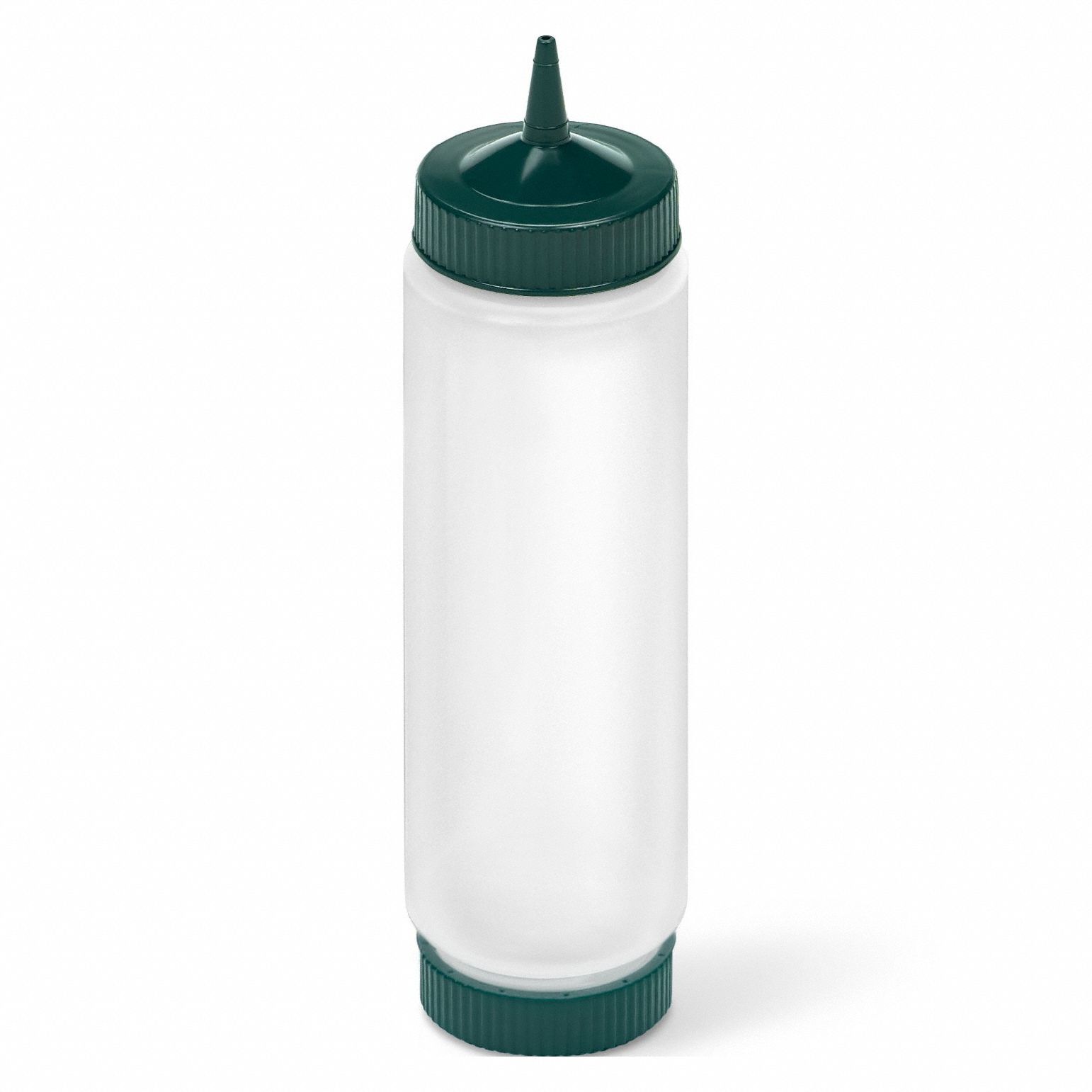 Squeeze Bottle Clear/Green Polyethylene
