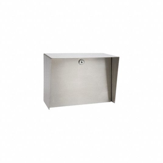 PEDESTAL PRO, 8 in Overall Ht, Silver, Outdoor Housing - 49Z956|Lando ...