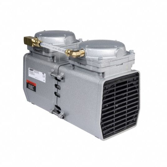 GAST, 1/4 hp, 110/115V AC, Compressor/Vacuum Pump - 33K710|DAA-V701-EB ...