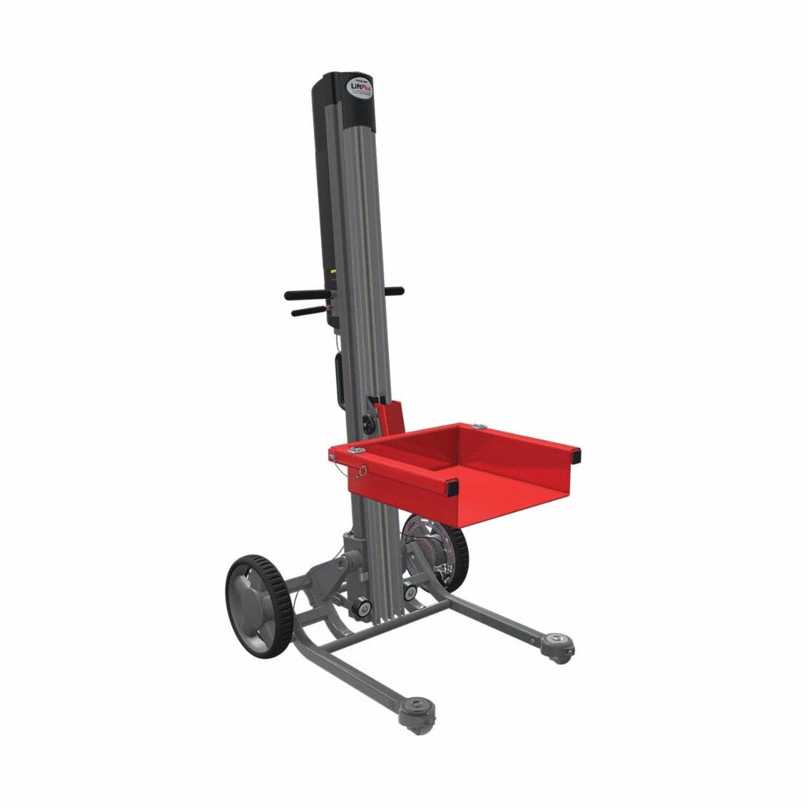 MAGLINER Powered Stacker: 350 lb, 60 in Max Lifting Ht, Fixed Fork, 19 in L x 21 1/2 in W Fork (MPN LPS6025NX1). Key specifications — Brand: MAGLINER; Lift Mechanism: Electric Screw Drive; Width Across Forks: 21.5 in.