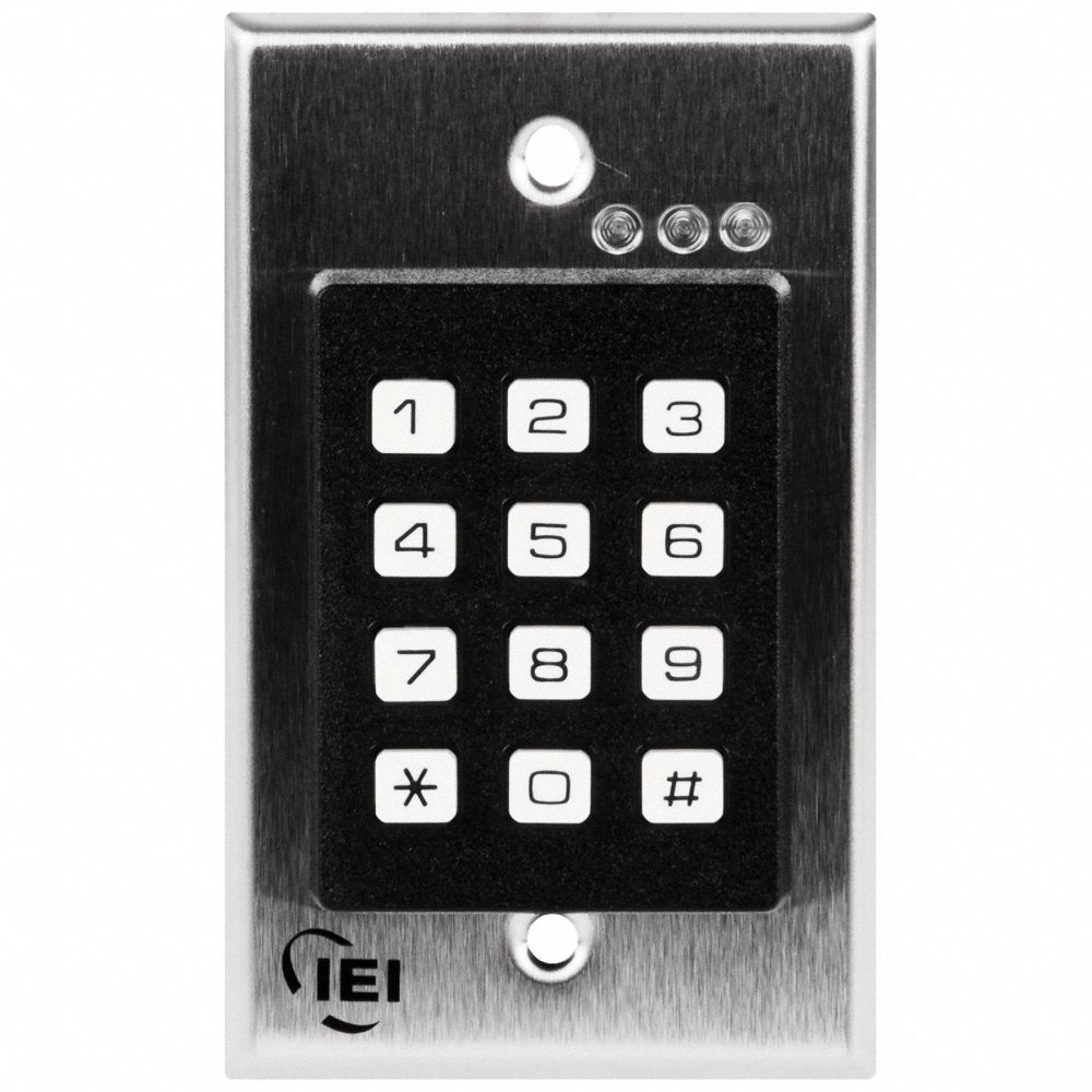 INDOOR KEYPAD, 10 TO 30V DC/12 TO 24V AC, 2 A CURRENT, CAST ALUMINUM, 1¼ IN OVERALL L