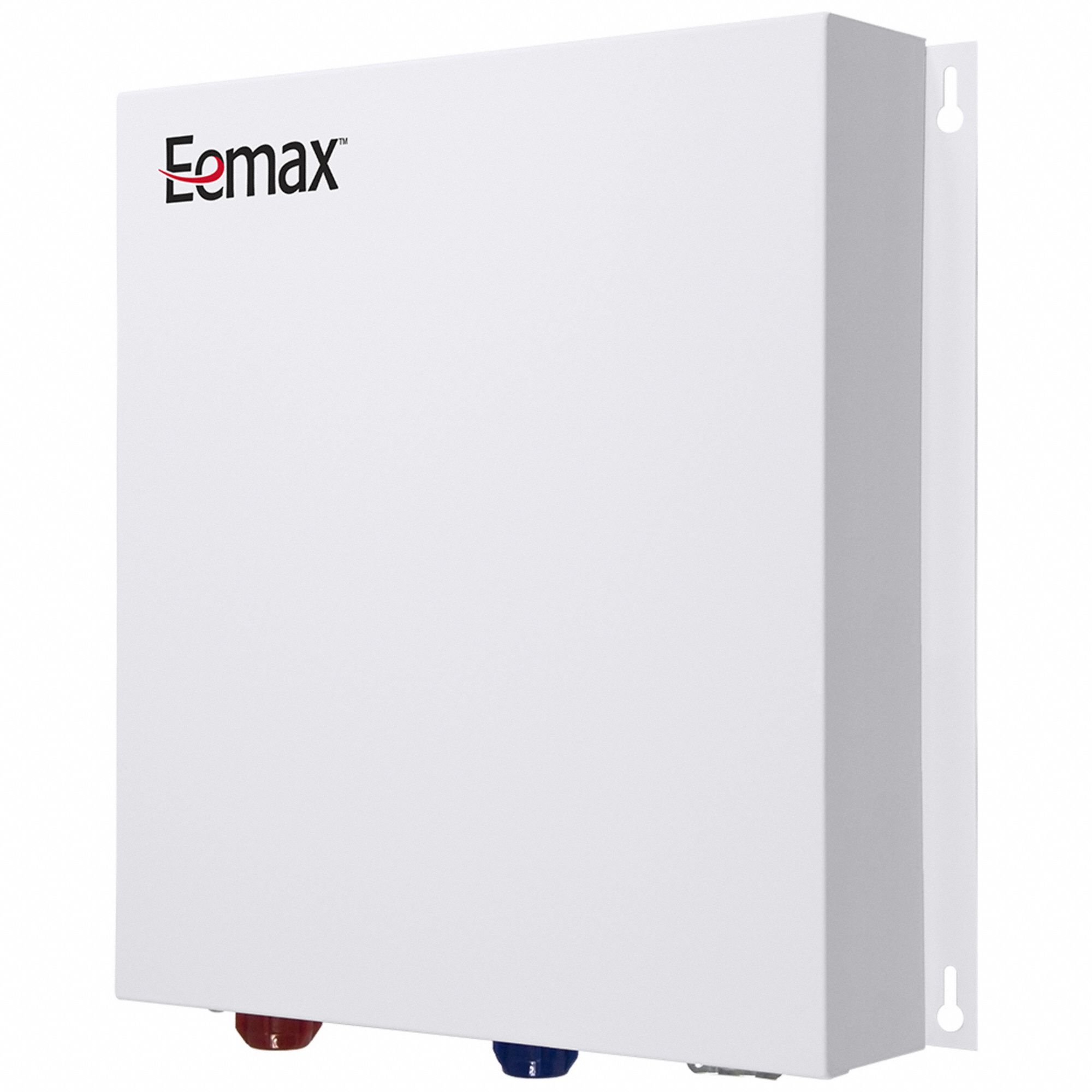 Electric Tankless Water Heater: Indoor, 24, 000 W, 7 gpm Max. Flow Rate, 17 in Overall Ht