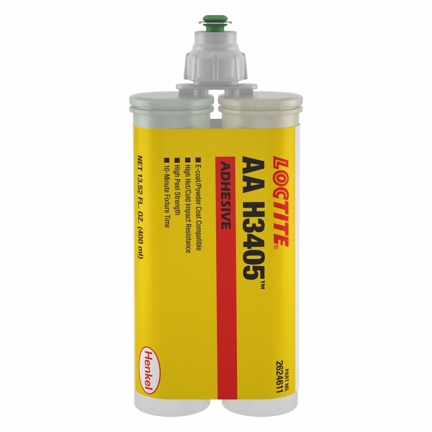 LOCTITE, AA H3405, 400 mL, Structural Adhesive 810YV22624611 Grainger