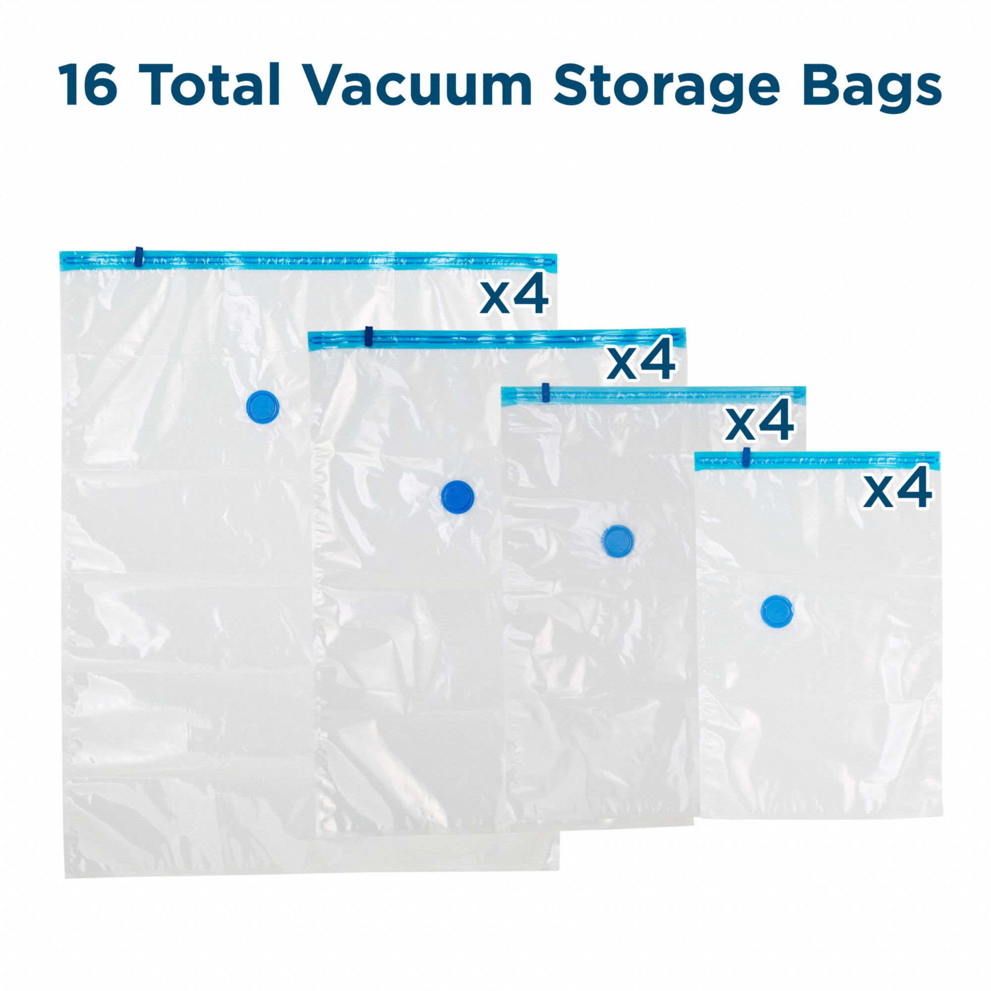 16pk Vacuum Storage bags Space savers