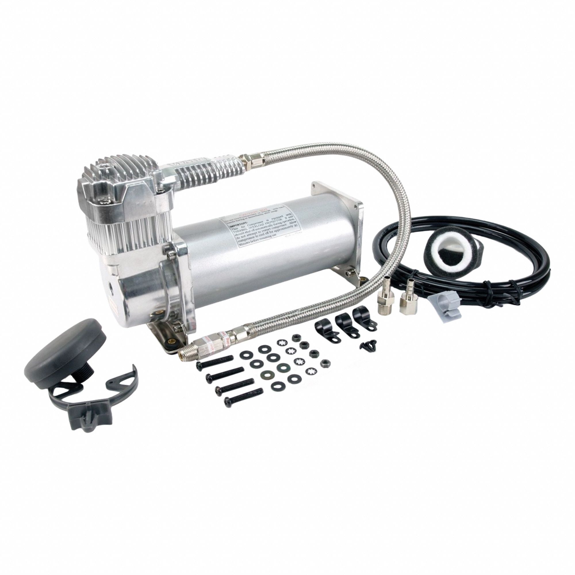 Portable Air Compressor: Quiet, Oil Free, Tankless, 0.37 hp, 0.97 cfm @ 90 psi