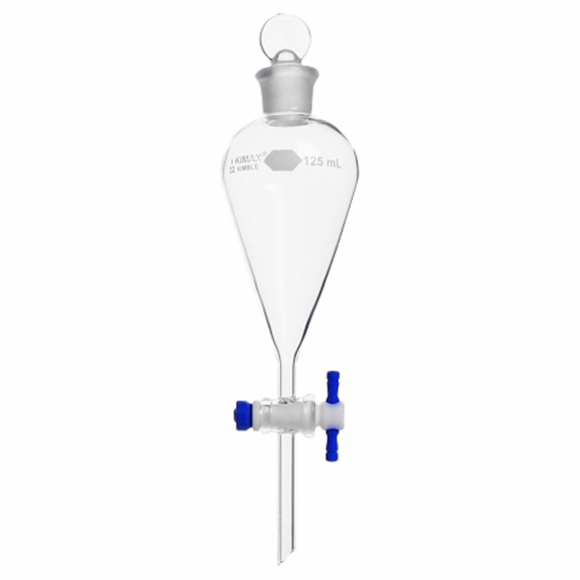 Funnel: Glass, 16.9 fl oz Capacity - oz, 500 mL Capacity - mL, Glass, Borosilicate Glass, Type I