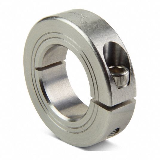 RULAND MANUFACTURING, 1-Piece, Metric with Inch Bore, Shaft Collar ...