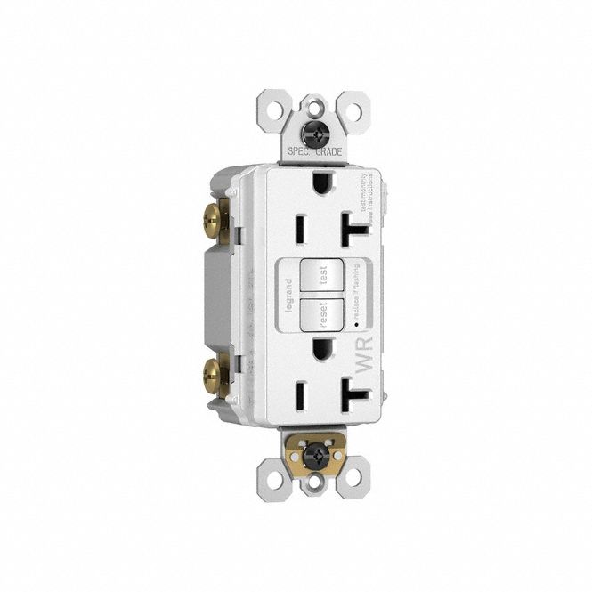 PASS & SEYMOUR Duplex GFCI Receptacle: Duplex, 5-20, White, GFCI, 125V AC, 20 A, 2 Pole / 3 Wire (MPN 2097TRWRW). Key specifications — attr1365903: PASS & SEYMOUR.