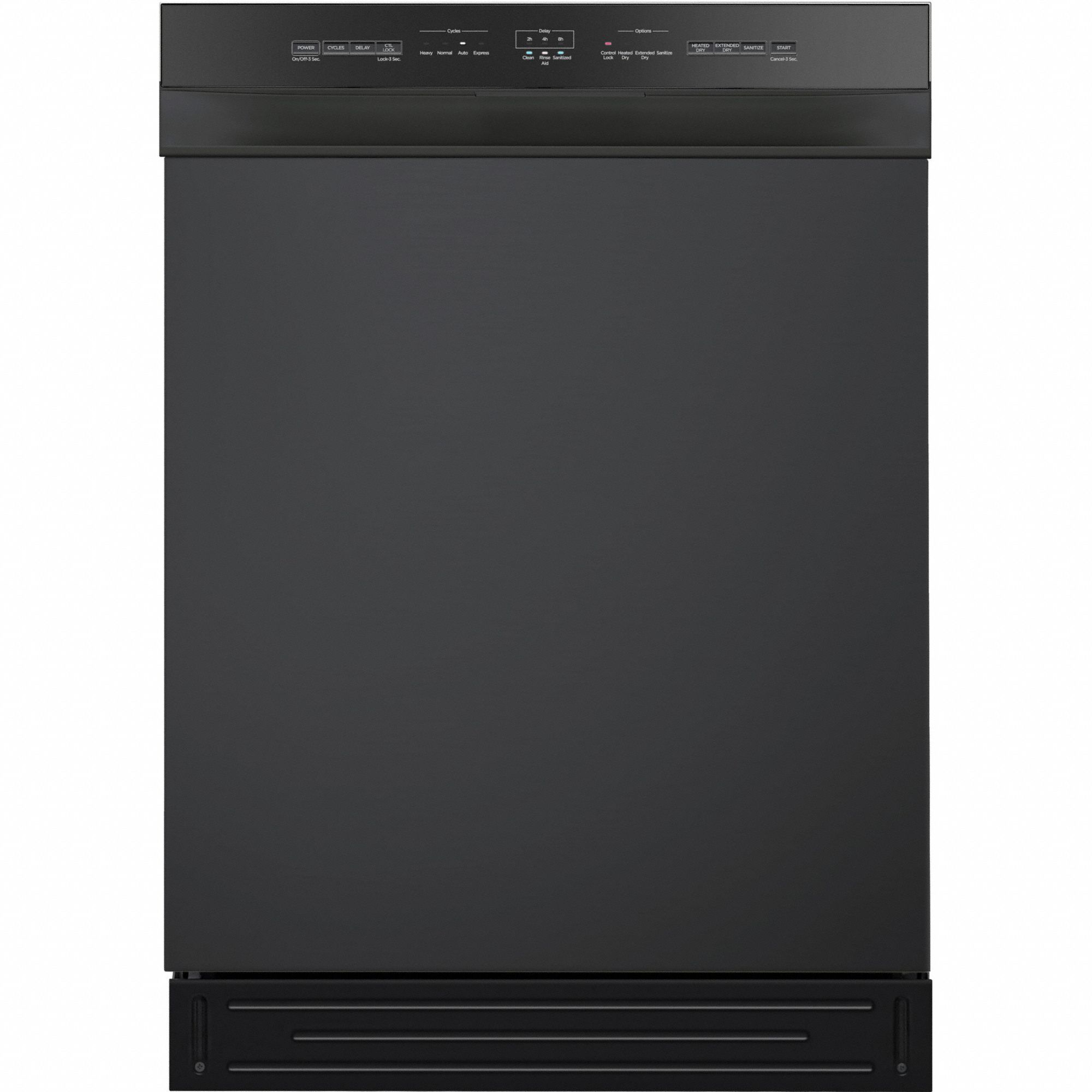 Dishwasher: Black, 4 Wash Cycles, Black, Energy Star Certified, 52 dBA Sound Level