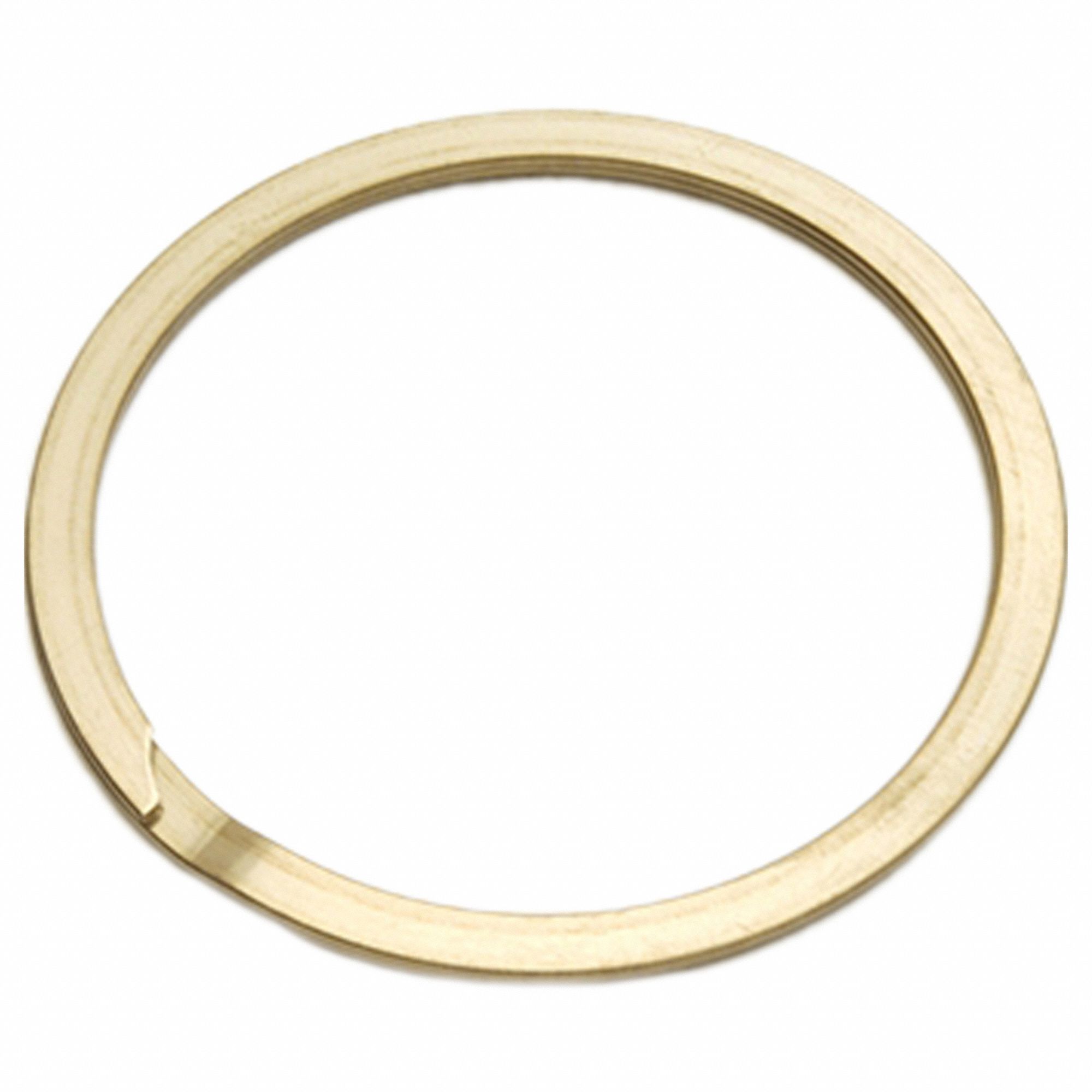 Retaining Ring: Inch, External, Medium-Duty, 0.025 in Thick, Fits 1/2 in Shaft Dia, 18-8, 10 PK