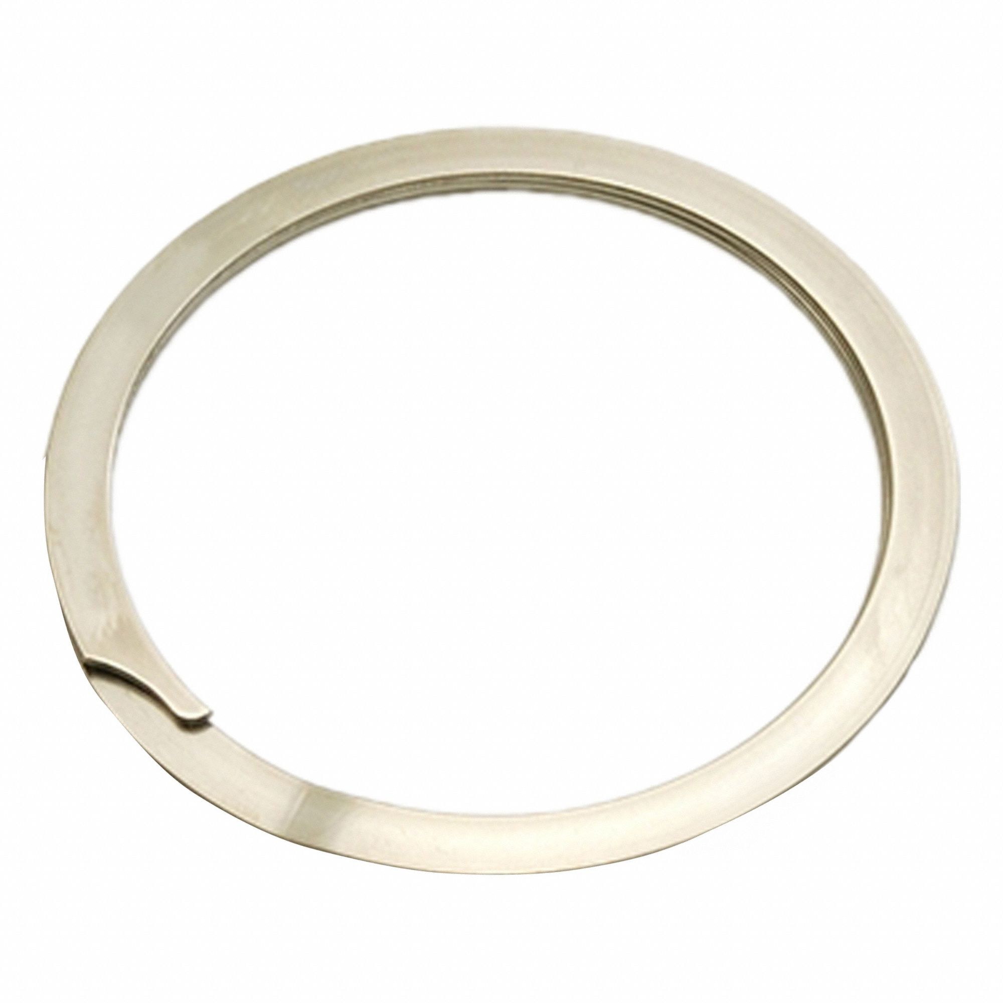 Retaining Ring: Inch, Spiral Retaining Ring, Medium-Duty, For 1 1/4 in Bore Dia, 0.043 in Thick