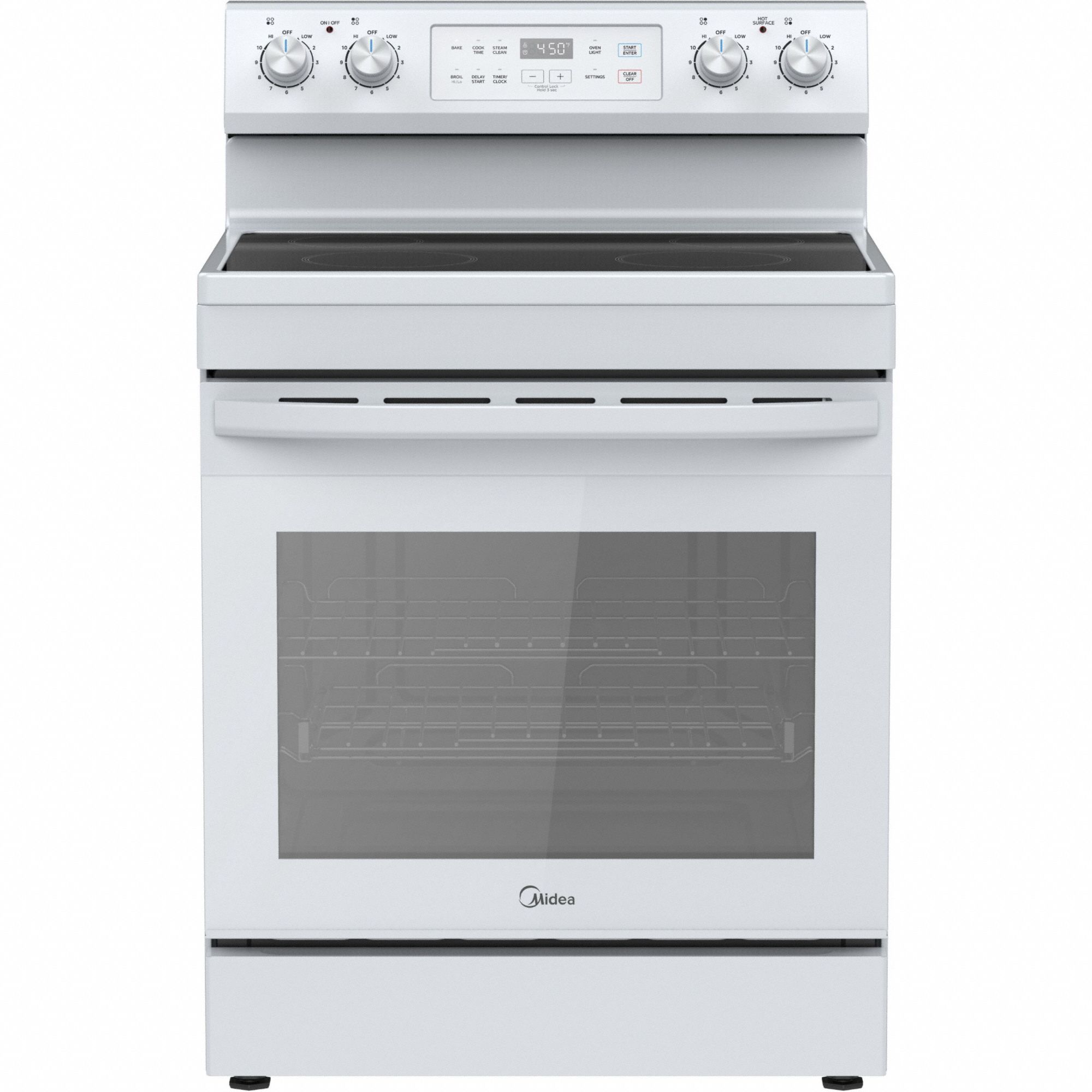 Oven Range: White,
