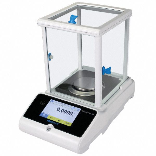 Compact Bench Scale: 310 g, 0.0001 g, 3 1/8 in Weighing Surface Dp, AC Adapter