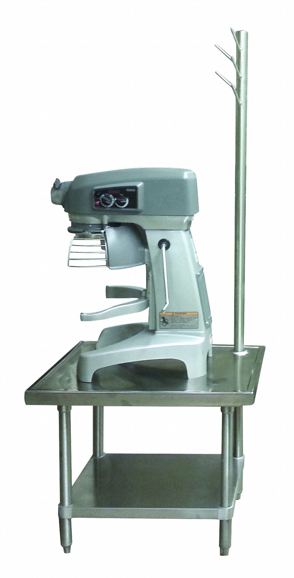 Mixer Stand: 24 in Overall Wd, 35 1/2 in Overall Fixed Ht, 24 in Overall Dp