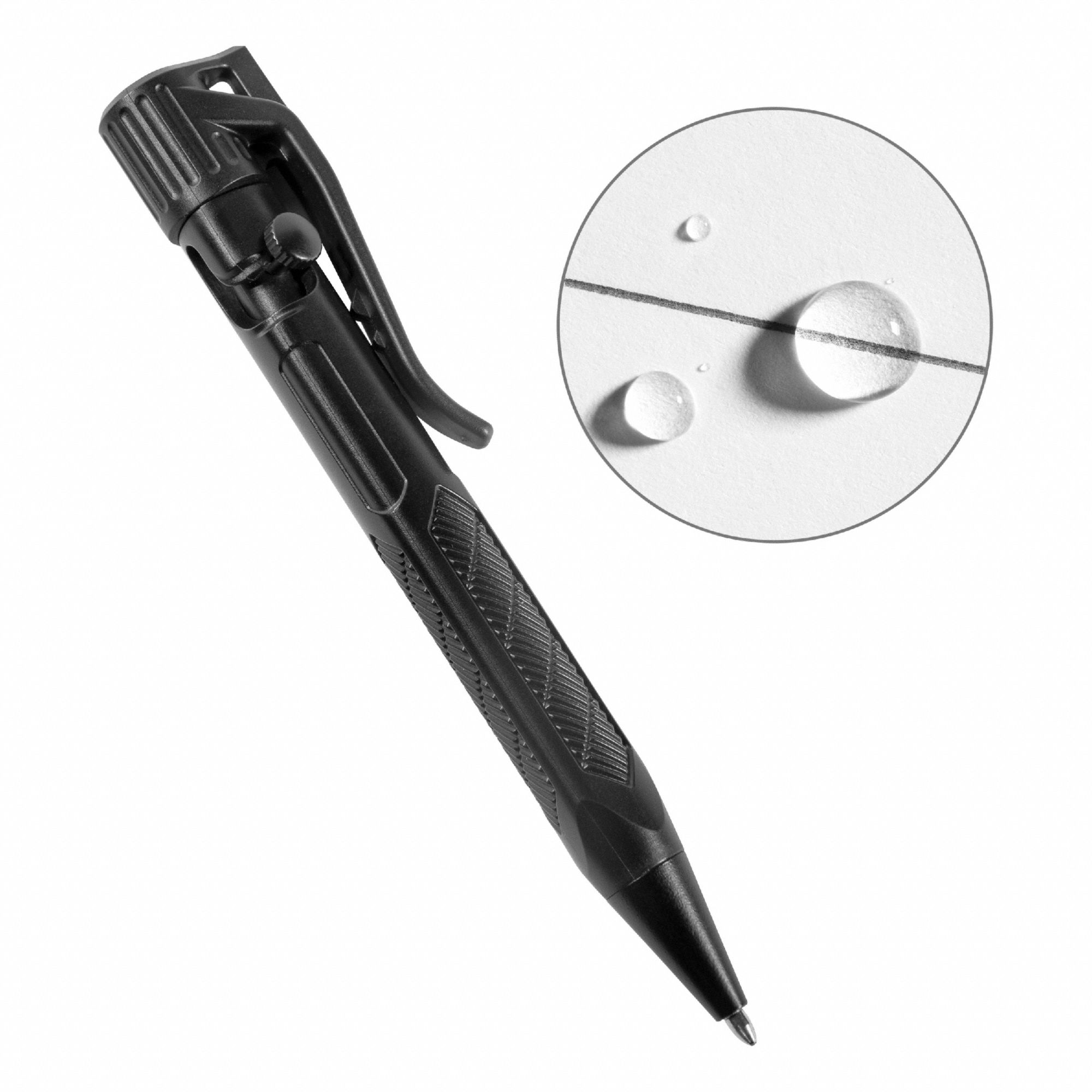 RITE IN THE RAIN, Black Mini Bolt Pen - 824K38|20K - Grainger