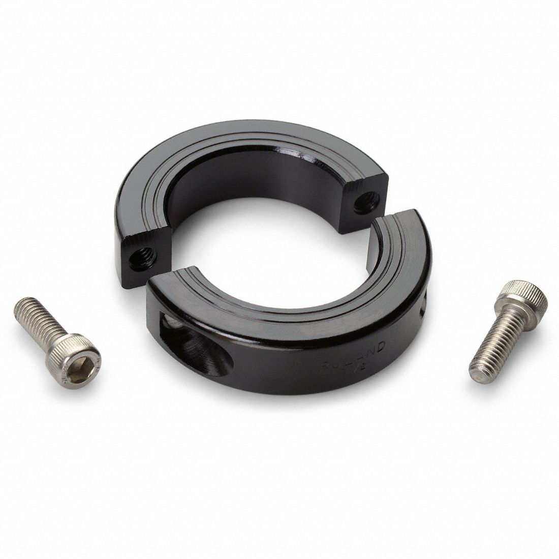 RULAND MANUFACTURING, 2Piece, Metric with Inch Bore, Shaft Collar