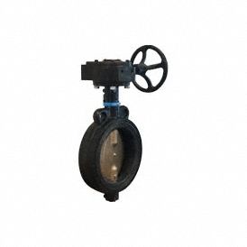 Butterfly Valve: 10 in Pipe Size, Concentric, 200 psi Max. Pressure (CWP), Wafer, M