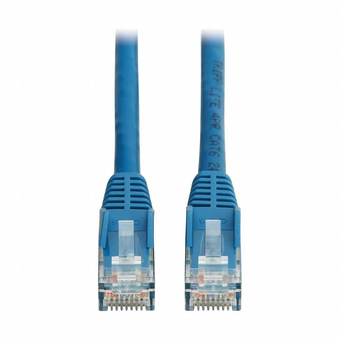 Ethernet Cable: Unshielded, Cat 6, 49.2 ft Overall Lg, LSZH, Round, 24 AWG, Blue