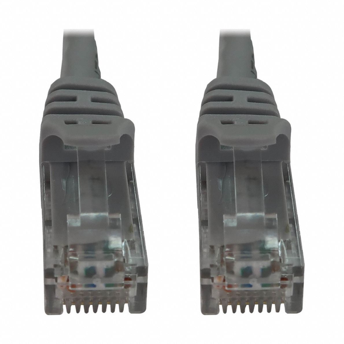 Ethernet Cable: Unshielded, Cat 6A, 3 ft Overall Lg, PVC, Round, 24 AWG, Gray, CM