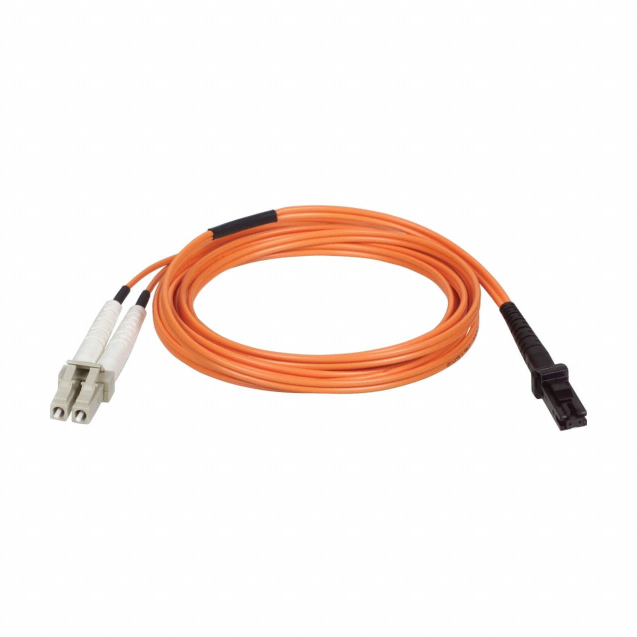 Fiber Cable: Multi-Mode, 16.4 ft Lg, MTRJ / PC Female End 1, LC / PC Male End 2