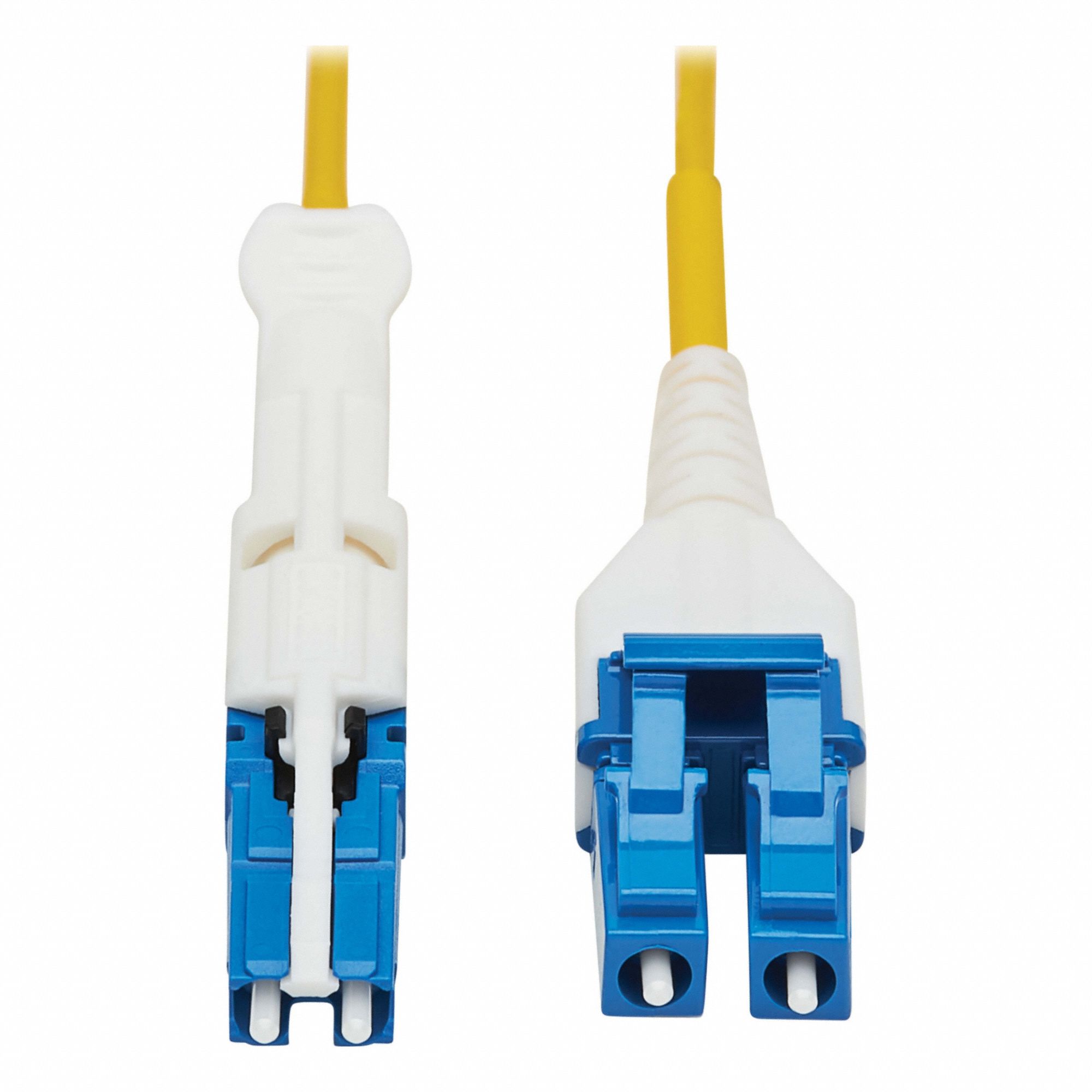 Fiber Cable: Single Mode, 16.4 ft Lg, CS / UPC Male End 1, LC / UPC Male End 2