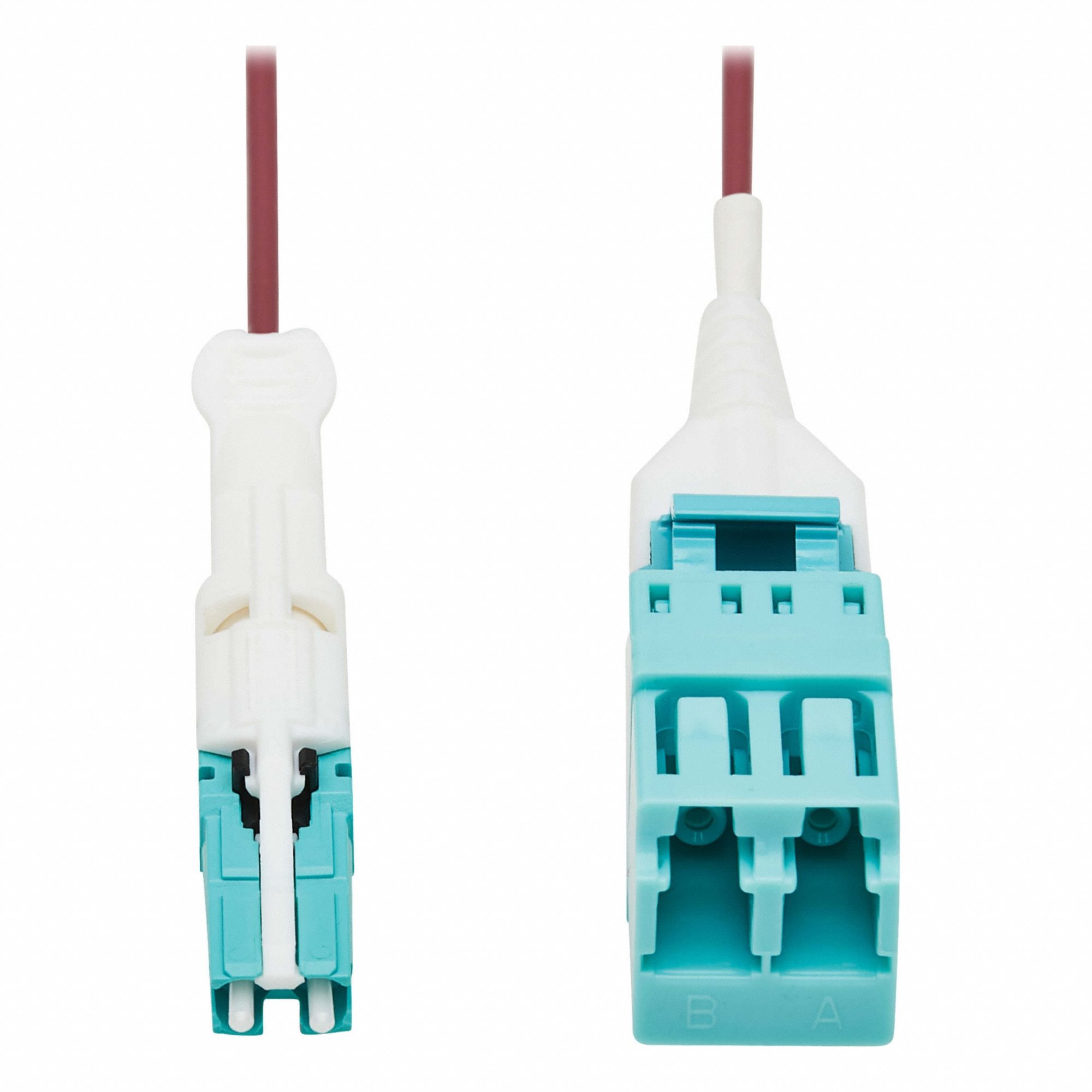 Fiber Cable: Multi-Mode, 1 ft Lg, CS / PC Male End 1, LC / PC Female End 2, LSZH