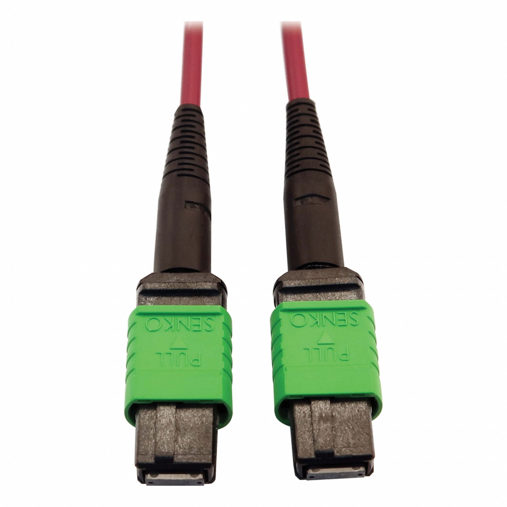 Fiber Cable: (1) 16F MPO/APC Female (Green) x (1) 16F MPO/APC Female (Green), PVC