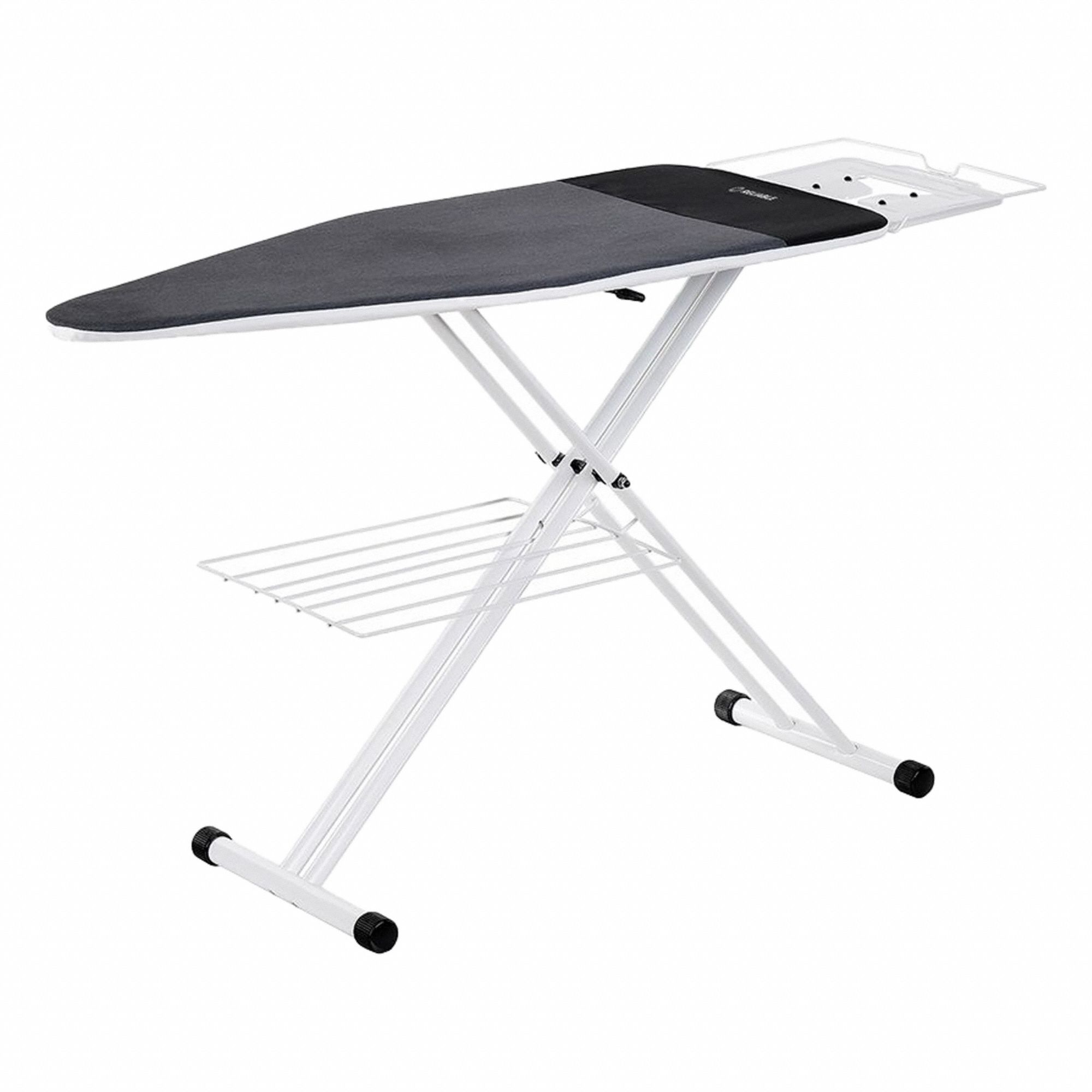 Ironing Board: Oversize, White, 59 in Overall Lg, 19 in Overall Wd