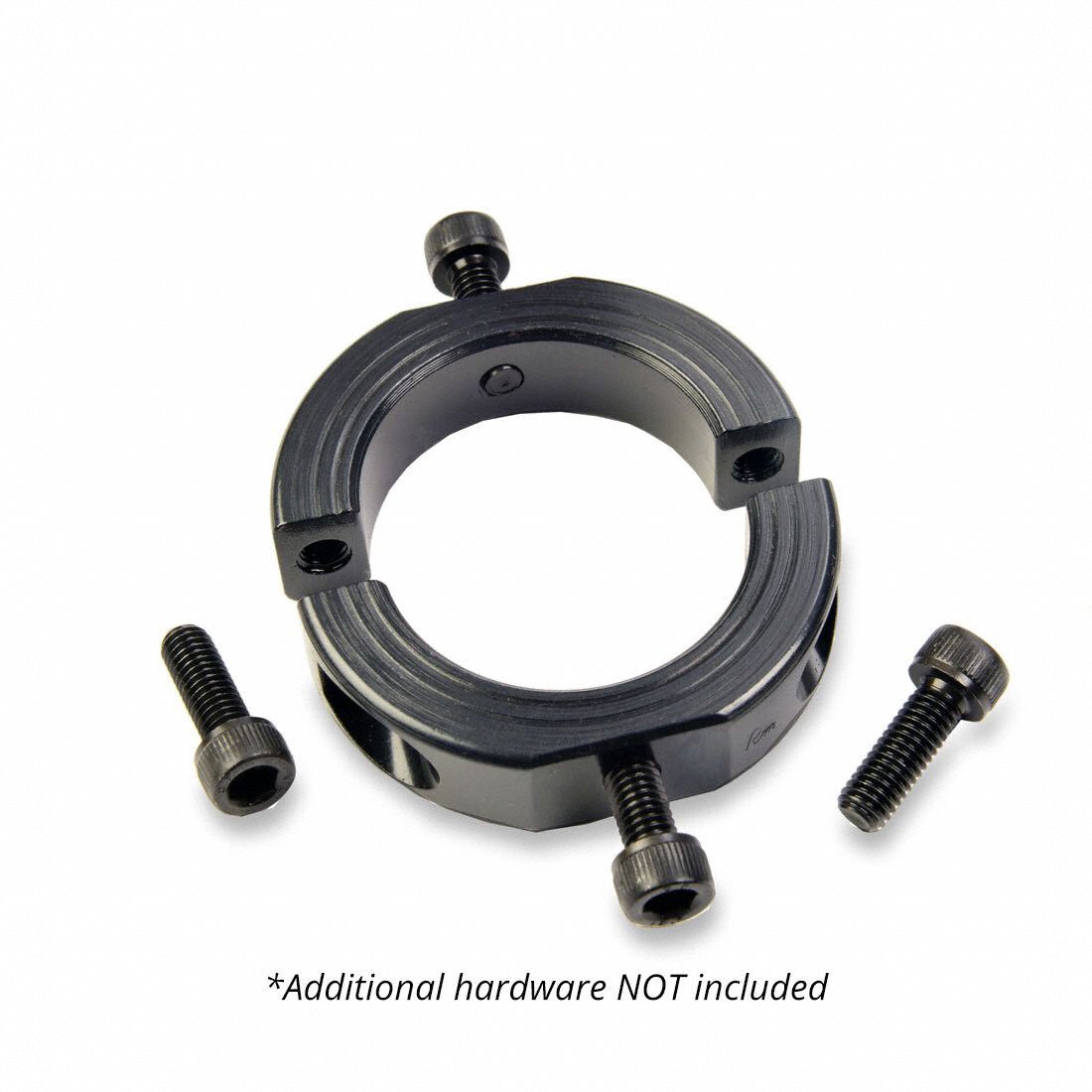 Mountable Shaft Collar: 1 1/2 in Bore Dia, Round, Carbon Steel, 15 mm Collar Wd