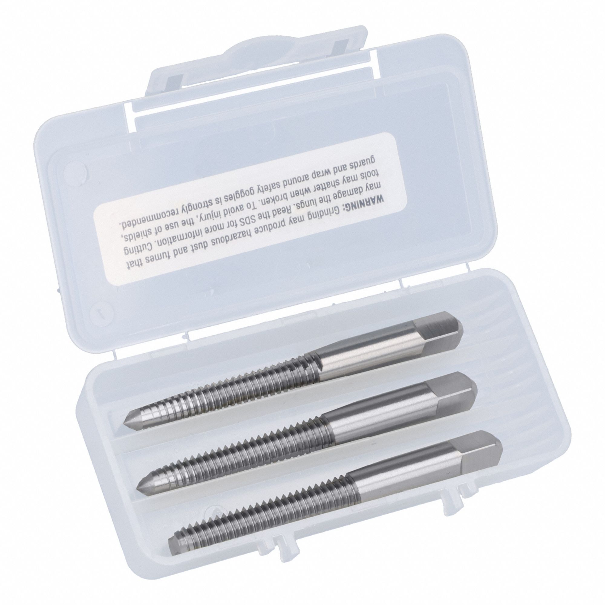CLEVELAND Tap Kit: 5/16"-18 UNC, H3 / 3B, 2 Flute, High Speed Steel (MPN C83997). Key specifications — attr1300563: One Each Taper, Plug, and Bottoming.