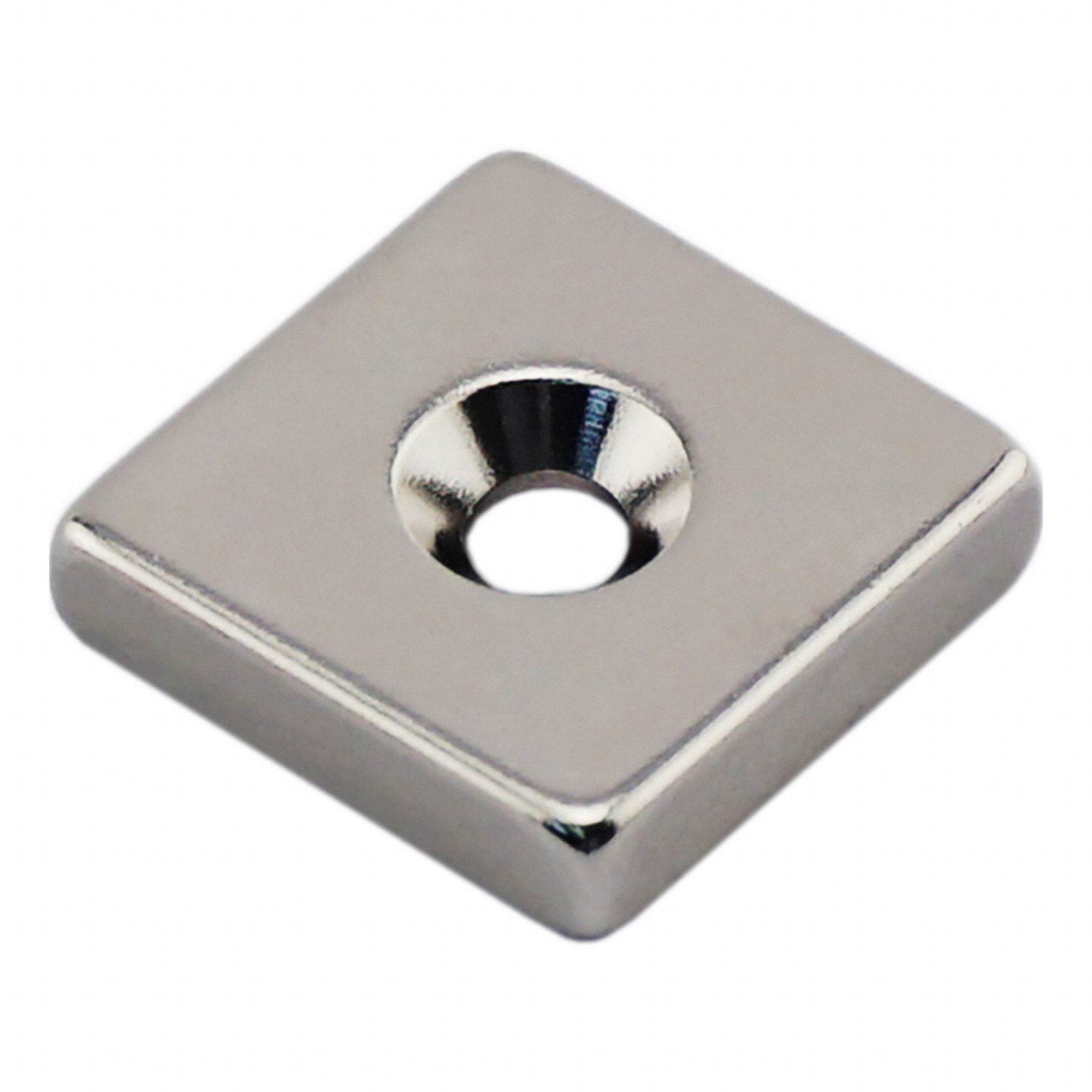 Rare Earth Magnet: Neodymium, 0.188 in Thick, 3/4 in Overall Wd, 3/4 in Overall Lg