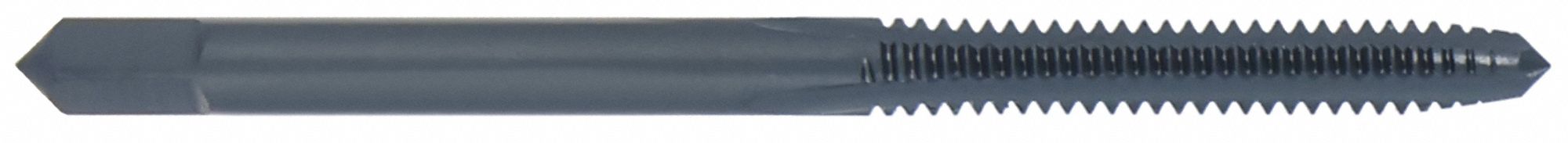 CHICAGO-LATROBE Straight Flute Tap: #6-32 UNC, H3 / 2B, 3 Flute, Plug Chamfer (MPN 330037)