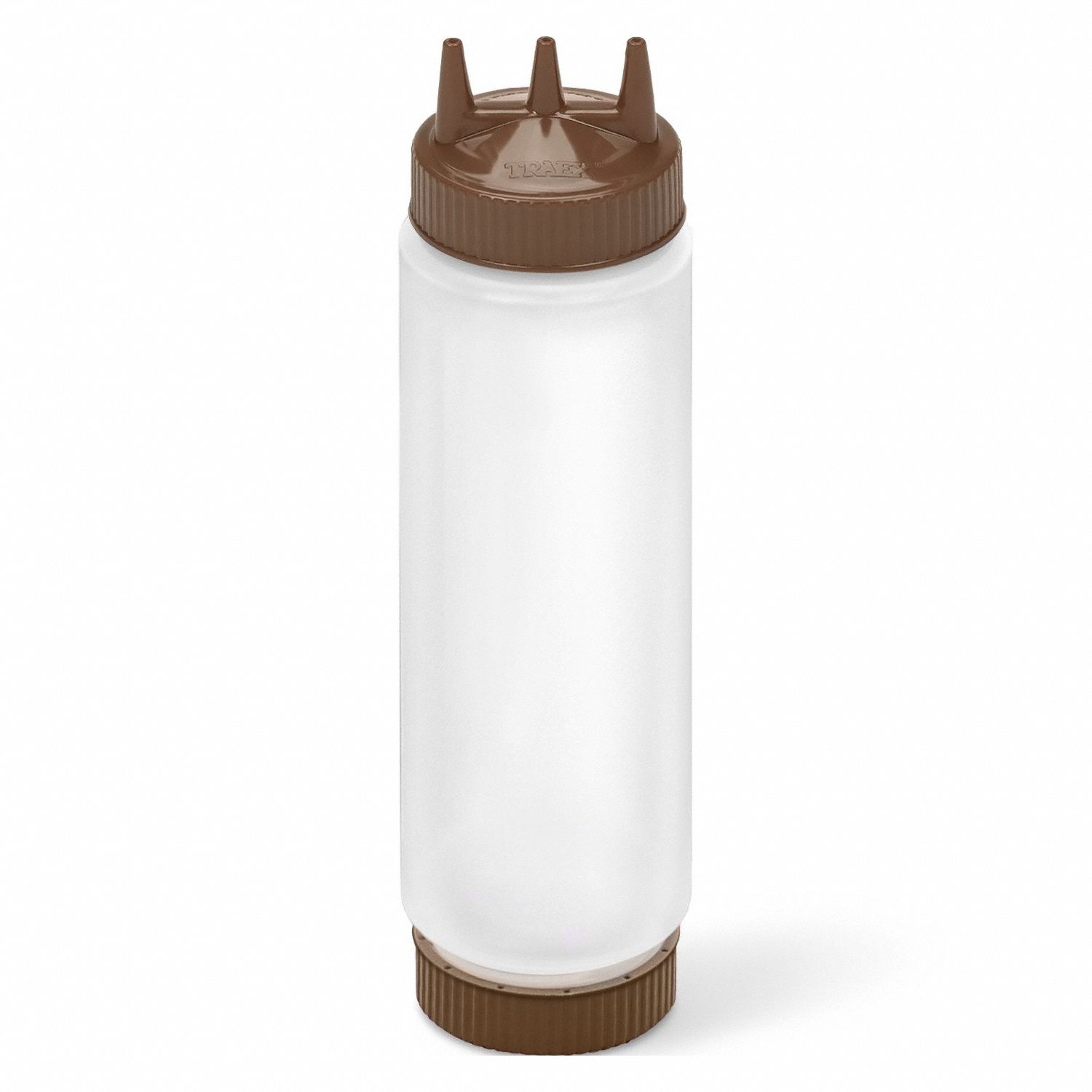 Squeeze Bottle Brown/Clear Polyethylene