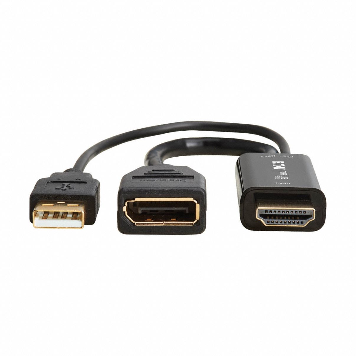 Cable/Adapter: USB, 7.1 in Cable Lg, Black, 3 Connections